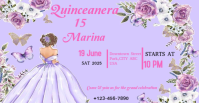 Sweet 15 Dreams Facebook Event Cover template