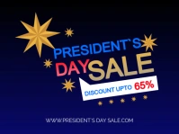 Purple Joyful Sale , President`s Day Sale Yard Sign template