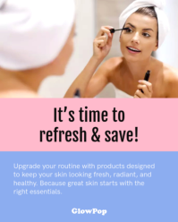 Purple Skincare Sale Instagram Portrait Template - Page 2