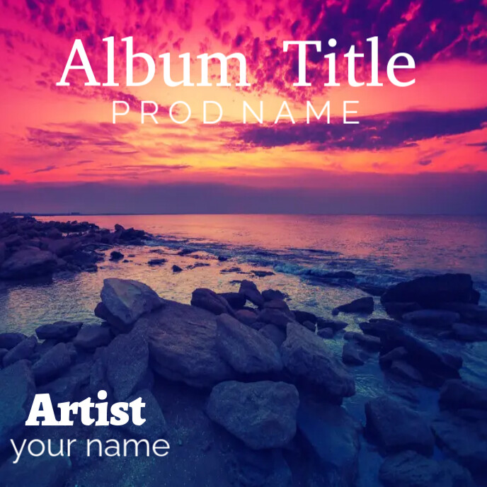Purple Joyful Sunny Album Cover Template | PosterMyWall