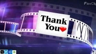 Purple Joyful Thank You  Digital Display (16:9) template