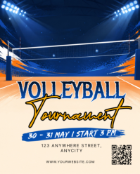 Gul Volleyball Tournament Instagram Portrait Template