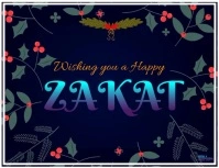 Purple Joyful Zakat Flyer (us Letter) template