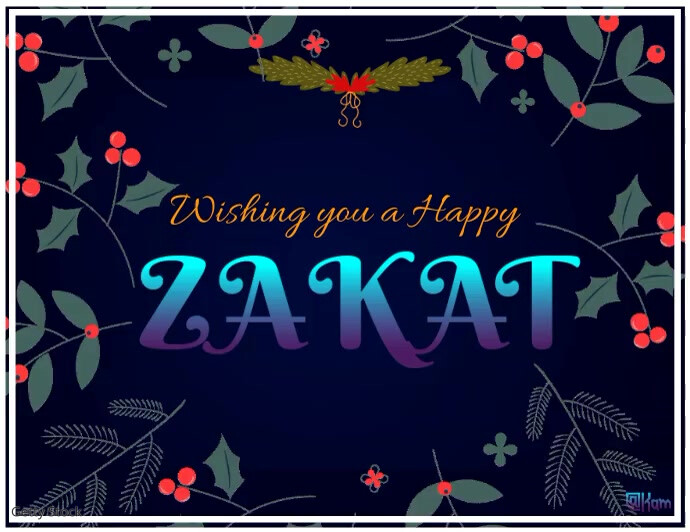 Purple Joyful Zakat Flyer (us Letter) template