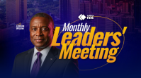 Fioletowy Leaders' Meeting Thumbnail sa YouTube Template
