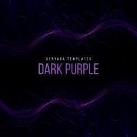 Purple Lights Dark Abstract Video CD Cover Template | PosterMyWall