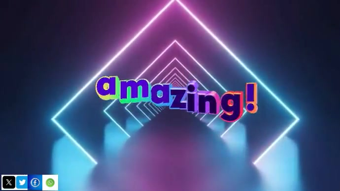 Purple List-based Amazing Digital Display (16:9) template