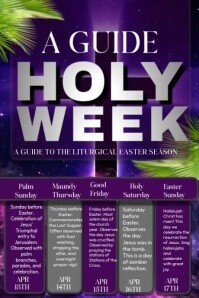 Holy Week Ads Template | PosterMyWall