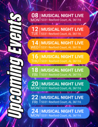 upcoming events Template | PosterMyWall