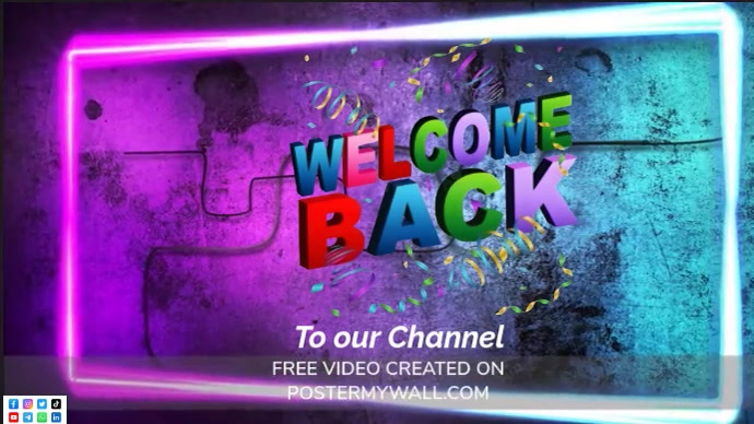 Channel Welcome Digital Display Template | PosterMyWall
