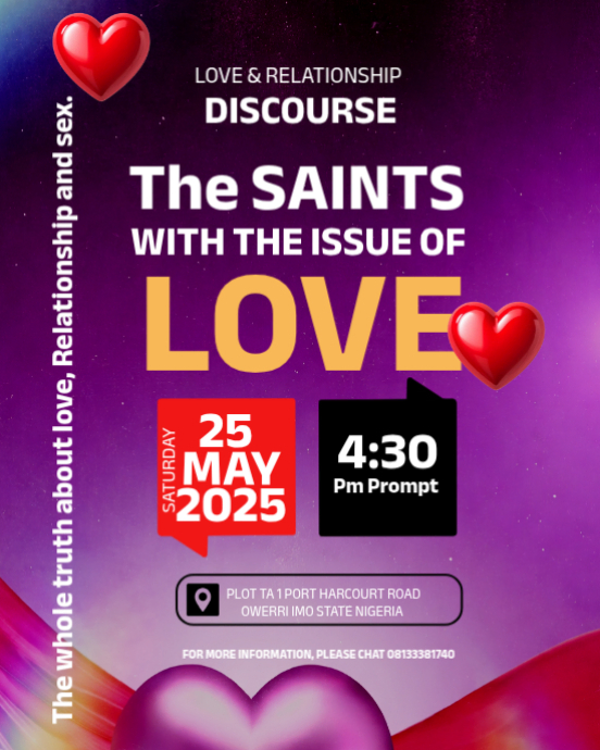 Love And Relationship Discourse Template | PosterMyWall