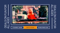 Purple Maksimalis Blue Foto Sampul Saluran Youtube template