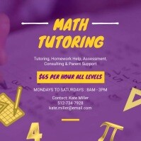 270 Tutor Customizable Design Templates Postermywall
