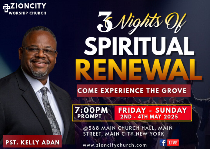 Purple Maximalist 3 Nights Of Spiritual Renewal  Postcard Postal template