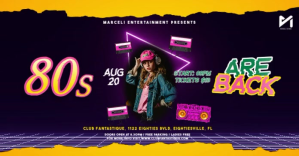 Purple Maximalist 80s Music Retro Party Faceb Facebook 共享图片 template