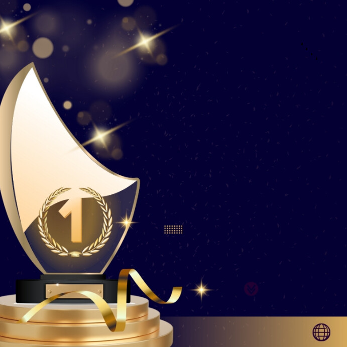 Purple Maximalist Award Instagram Post Template | PosterMyWall