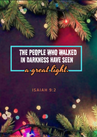 Purple Maximalist Bible Verses  A4 template