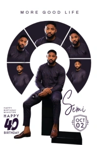 Purple Maximalist Birthday Flyer  Banner 4' × 6' template