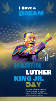 Purple Maximalist Black History Month Instagram Story template