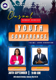 Lilla Youth Conference A4 Template