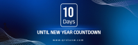 Purple Maximalist Bold/end Of Year/header/new Year/countdown/blue/white/gradient/celebration/happy N E-poskop template