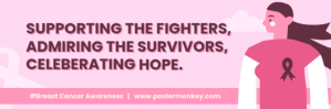 Lilla Breast Cancer Awareness E-mail-overskrift Template
