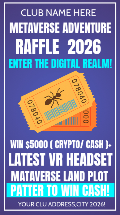 Metaverse Raffle Event Template | PosterMyWall
