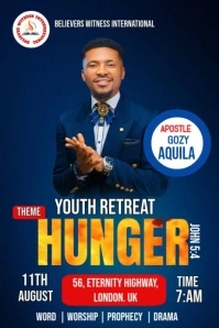 Purple Maximalist Church Revival  Poster โปสเตอร์ template