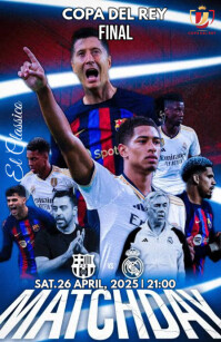 Copa Del Rey Final Template | PosterMyWall