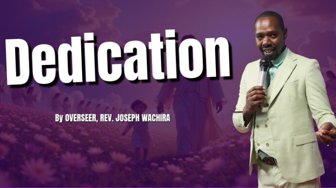 Purple Maximalist Dedication Day Youtube Thumbnail template