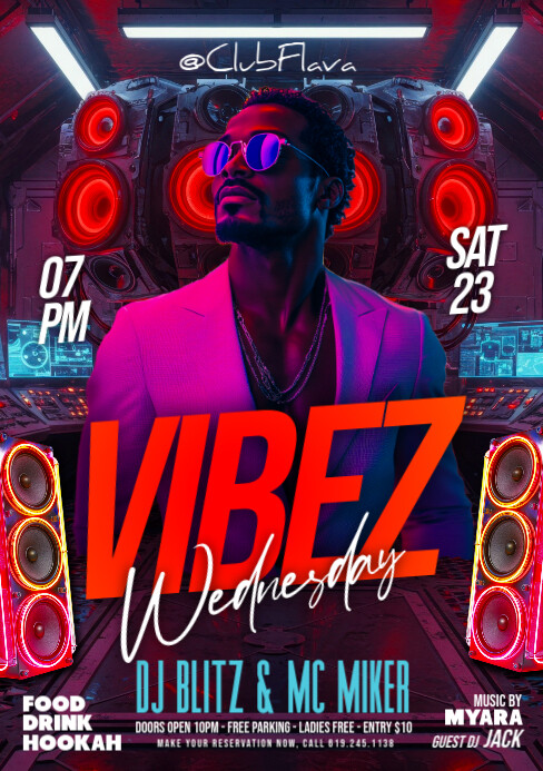 Purple Maximalist Dj A5 template