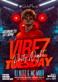 Purple Maximalist Dj A5 template