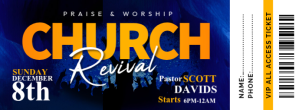 Purple Maximalist Editable Printable Church Event Invitation Pass Ticket Template  Facebook Cover Ph Facebook-coverfoto