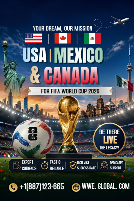 Fifa World Cup 2026 Travel Template | PosterMyWall