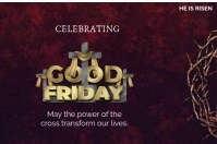 Purple Maximalist Good Friday  Label Etichetta template