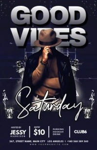 Purple Maximalist Good Vibes Saturday Tabloid template