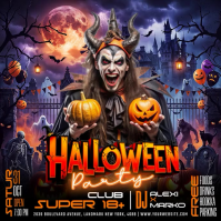 Morado Halloween Party Pos Instagram Template