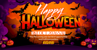 Viola Halloween Greeting Изображение, которым поделились на Facebook Template