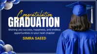 Purple Maximalist Happy Graduation and Convocation Digital Display (16:9) template