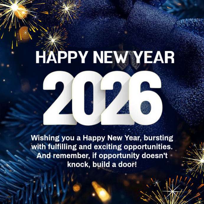 Purple Maximalist Happy New Year 2026 Template Design Instagram Post ...