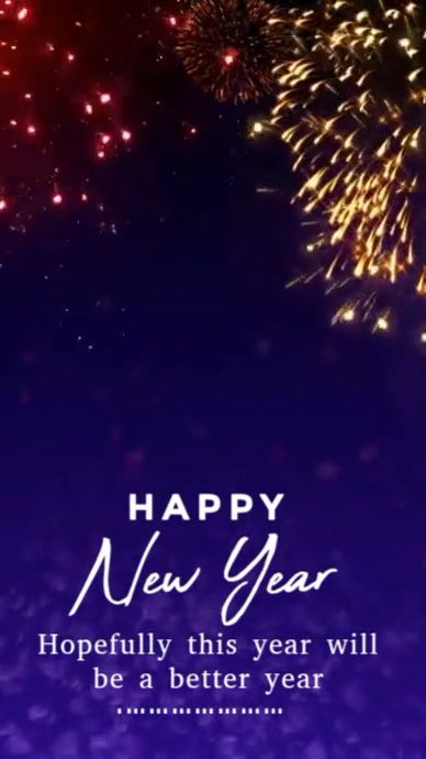 Plantilla de Purple Maximalist Happy New Year Instagram Reel | PosterMyWall