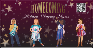 Purple Maximalist Homecoming Mum Flyet Facebook Shared Image template
