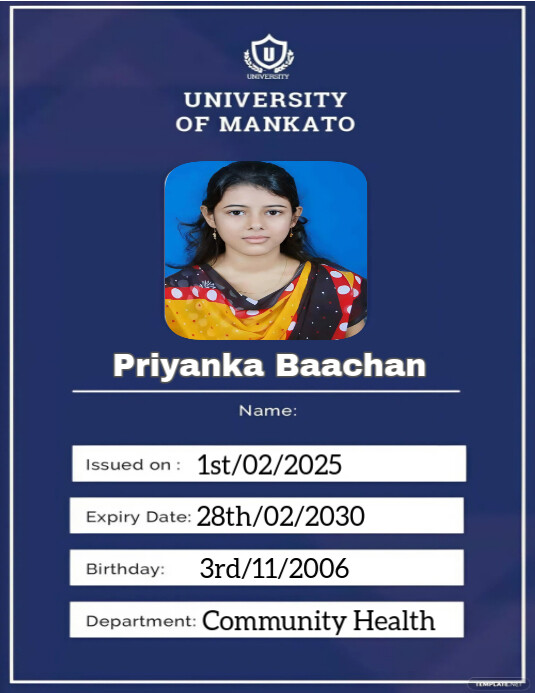 Copy of Purple Maximalist Identity Card Flyer (us Letter) | PosterMyWall