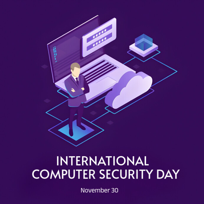 Maximalist Computer Copy of Purple Maximalist International Computer Security Day Instagram ...