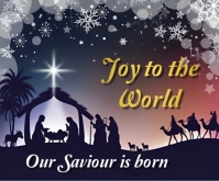 Purple Maximalist Joy To The World  Medium Rectangle template