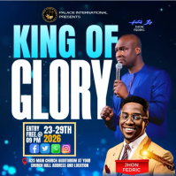 Purple Maximalist King Of Glory Square (1:1) template