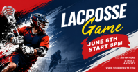 Purple Lacrosse Game auf Facebook geteiltes Bild Template