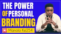 Purple Maximalist Life Coach Thumbnail Digital Display (16:9) template