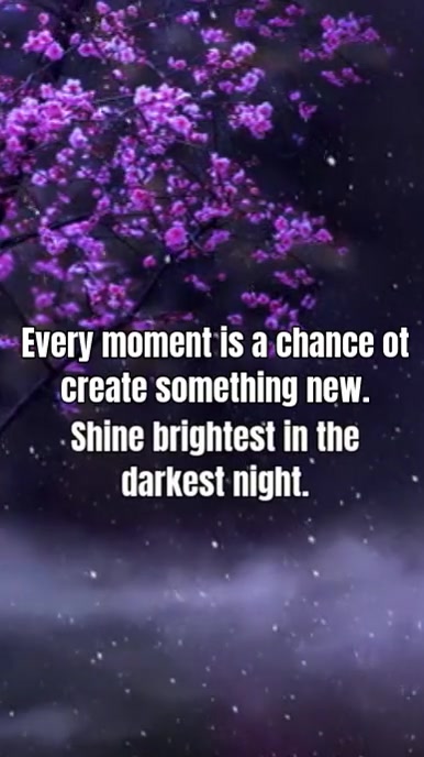 Purple Maximalist Life Quote  Instagram Reel template