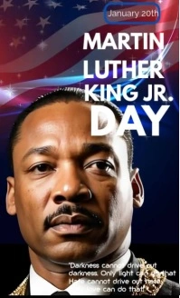 Purple Maximalist Martin Luther Day  Us Legal template